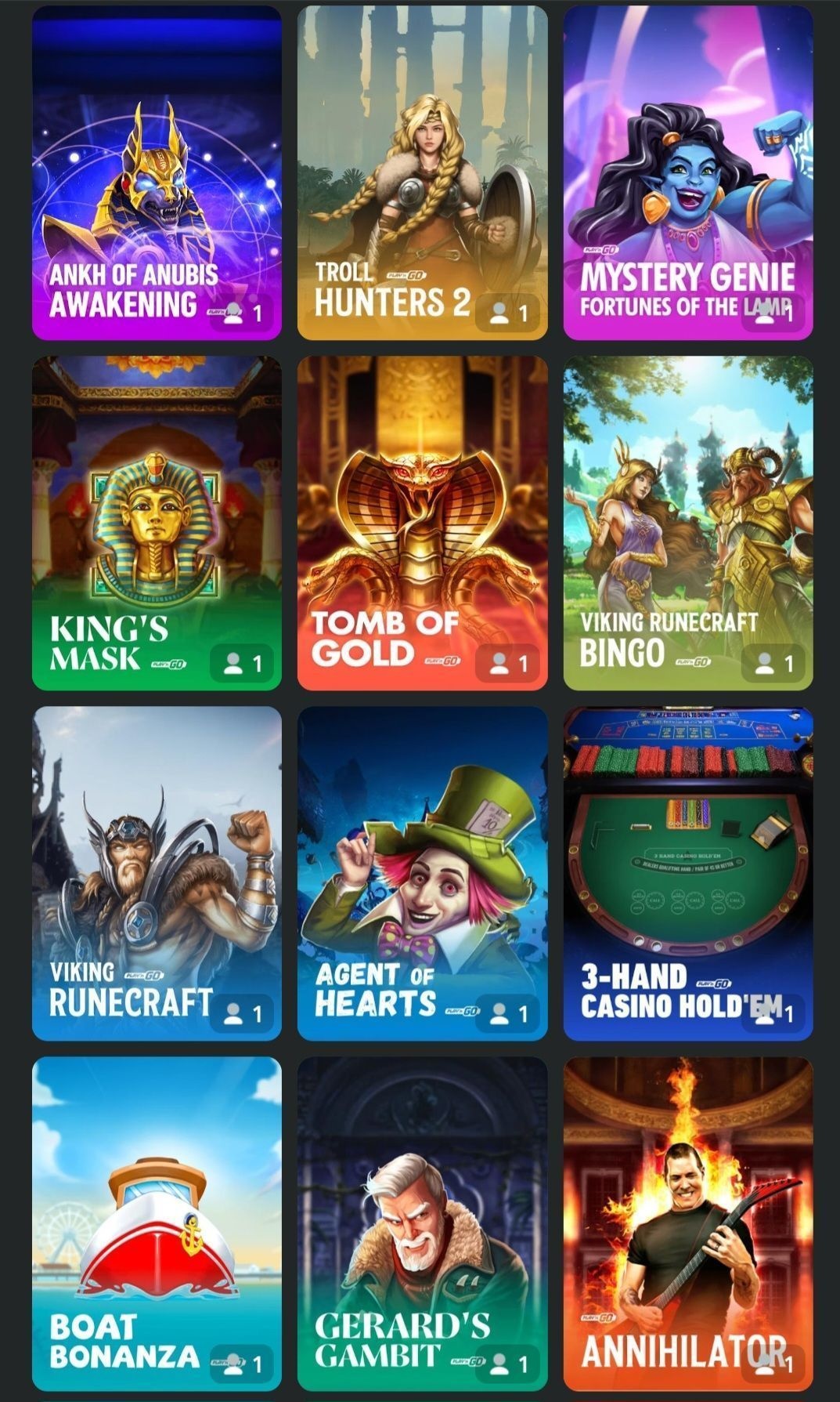 goldbet casino game